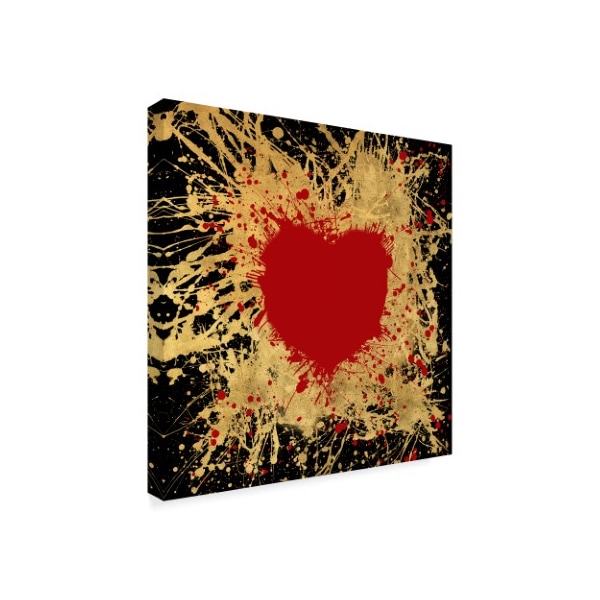 Art Licensing Studio 'Heart Of Gold I' Canvas Art,18x18